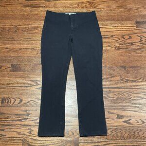 M.M.LaFleur Pants Womens 2 Black Slim Ankle Stretch Cotton Workwear